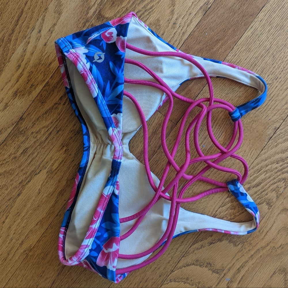 Popflex Pull On My Heart Strings Bra In Peony Siz… - image 2